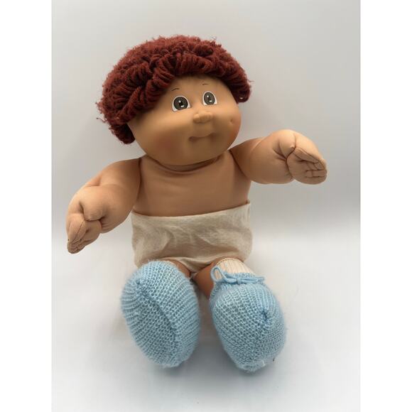 Vintage Cabbage Patch Kid Firetruck Kid Baby Outfit Booties 78-82 Authentic - Picture 4 of 5